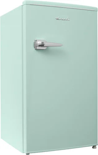 Miniatura 11 de Avanti Minirefrigerador con congelador de diseño retro, refrigerador compacto con puertas dobles para oficina en casa o dormitorio, cuenta con Azul