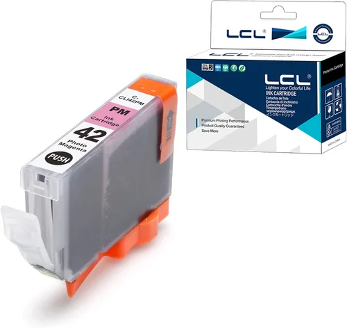 Miniatura 10 de LCL Cartucho de tinta de repuesto compatible para Canon CLI42 CLI-42 BK CLI-42BK 6384B002 Pro-100 Pro-100S (paquete de 1 negro)