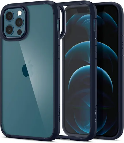 Miniatura 77 de Spigen Funda para iPhone 12 Mini, ultra híbrida, sin anillo magnético, antiamarilleo, transparente