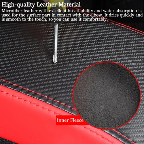 Miniatura 5 de para Dodge Challenger 2015-2023 Funda para Reposabrazos de Coche, Resistente al Agua, Funda para Consola Central, Fundas para Reposabrazos, Fibra