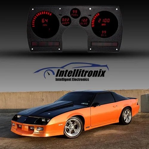 Miniatura 3 de Intellitronix Corp. 1982-1990 Camaro LED Digital Dash Panel de reemplazo (azul) DP4003B