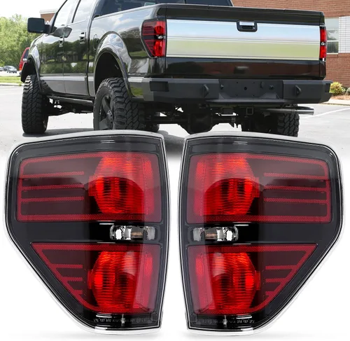Miniatura 7 de RANSOTO F150 Luz Trasera Compatible con 2009 2010 2011 2012 2013 2014 Ford F-150 Luz de Freno Trasera Izquierda, Conductor y Derecha, Pasajero Luz