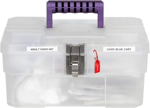 Miniatura 7 de Akro-Mils 09514 CFT - Caja de herramientas de almacenamiento de plástico para suministros para arte o manualidades. Semi-transparente, de 14