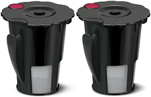 2 filtros de café reutilizables negros para Keurig 119367 2.0 My K-Cup Modelo actualizado: serie K200/K300/K400/K500, funciona con todas las series
