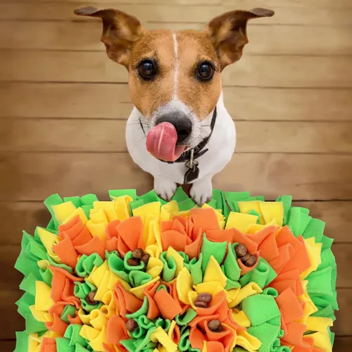 Miniatura 6 de LIVEKEY Alfombrilla de Olfato para Perros, Alfombrilla de Alimentación para Perros, Alfombrillas de Entrenamiento de Nariz para Instinto de Forrajeo
