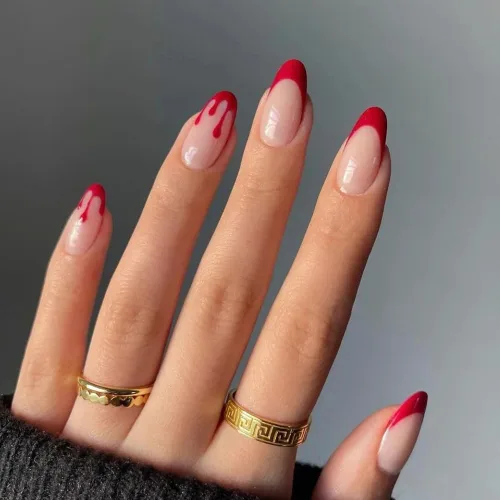 Miniatura 15 de Uñas postizas a presión de Halloween, uñas postizas cuadradas cortas con diseños de gato negro, acabado degradado brillante, cobertura completa