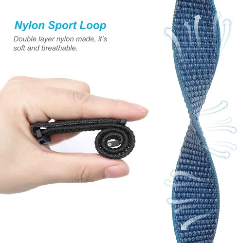 Miniatura 3 de Correas de nailon NewJourney compatibles con el reloj SyncUP para niños 2/1, correa de reemplazo transpirable con gancho y bucle para niños y niñas