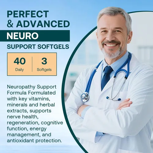 Miniatura 8 de Suplemento nervioso de apoyo a la neuropatía - Suplemento avanzado de ácido R-alfa lipoico con benfotiamina, NAC y complejo B para la salud