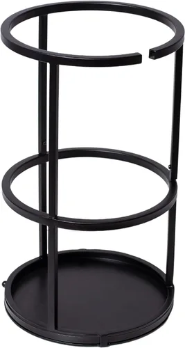 Miniatura 9 de BIRDROCK HOME Soporte circular para paraguas con bandeja de goteo extraíble - Soporte para sombrillas - Entrada - Organizador decorativo de metal