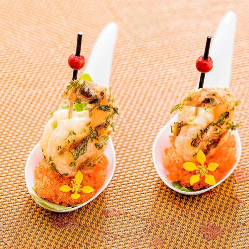 Miniatura 5 de Kingrol 200 cucharas de plástico para aperitivos, cucharas de degustación desechables para postres, aperitivos, sopas, sushi, salsas para sumergir