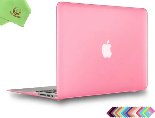 Miniatura 31 de Carcasa para MacBook Air de 13 pulgadas, UESWILL, carcasa rígida mate de tacto suave para MacBook Air de 13 pulgadas (Modelo A1466 / A1369) de Negro