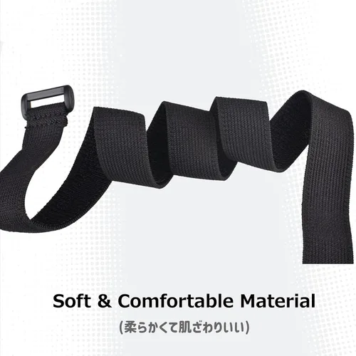Miniatura 5 de Azarxis Correas de cincha con hebilla resistente, reutilizable y duradera, correa elástica para sujetar cables de extensión, cuerdas, mangueras