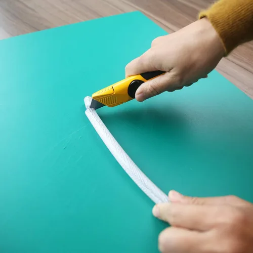 Miniatura 7 de XW Cuchillo utilitario de hoja fija, cortador de paneles de yeso resistente no retráctil, 10 cuchillas adicionales incluidas, paquete de 2