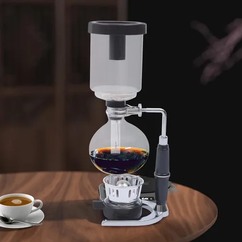 Miniatura 8 de Cafetera de sifón, cafetera de sifón de equilibrio familiar real de lujo, cafetera de sifón, cafetera de diseño elegante, estilo retro, estilo Tipo B