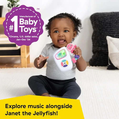 Miniatura 3 de Baby Einstein Ocean Explorers Take Along Tunes - Juguete musical Jammin Janet, a partir de 3 meses