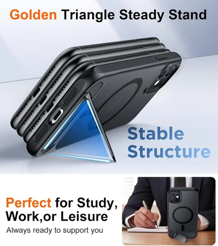 Miniatura 3 de Funda para iPhone 11 con compatibilidad magnética, [Soporte invisible incorporado][Compatible con MagSafe]