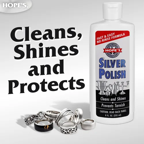Miniatura 3 de HOPE'S Pulidor y limpiador de plata, removedor de deslustre protector, inodoro, seguro y suave, fórmula sin enjuague, rápido y fácil, libre