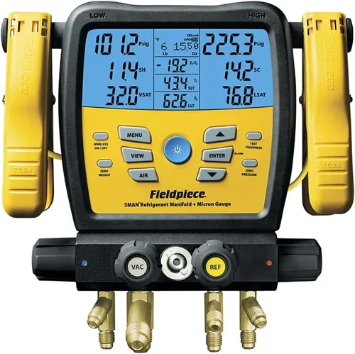 Miniatura 2 de Fieldpiece SM380V SMAN colectores de admisión, negro