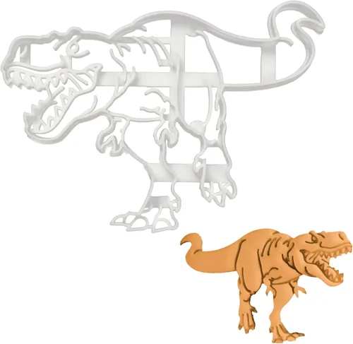 Cortador de galletas realista Tyrannosaurus Rex, 1 pieza - Bakerlogy