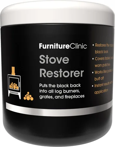 Miniatura 9 de Furniture Clinic Limpiador de Cristal y Metal para Estufa - Para Puertas de Vidrio de Quemador de Troncos y Chimenea - Elimina Hollín, Suciedad