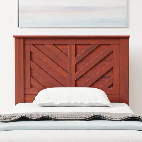 Miniatura 6 de Glenwillow Home LaFerme - Cabecero de madera con panel en color cerezo, tamaño matrimonial