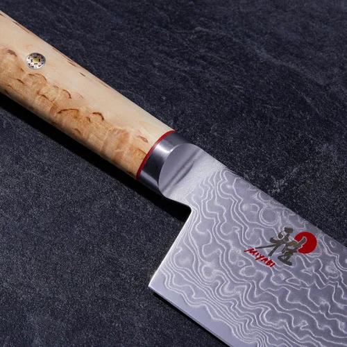 Miniatura 4 de Miyabi Birchwood Sg2 - Cuchillo Nakiri de 6.5 pulgadas, 1 libra Acero inoxidable