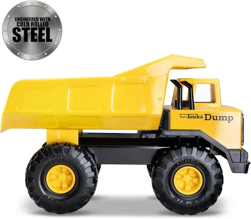 Miniatura 3 de Tonka Edición de coleccionista retro, fabricado con 2 veces más acero, juguete de construcción para niños, camión de metal, camión de juguete