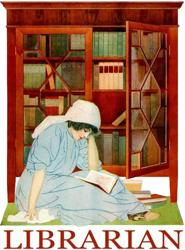 Miniatura 2 de CafePress Librarian by Coles Phillips - Manta de forro polar súper suave, 60 x 50 pulgadas
