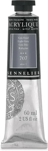 Miniatura 24 de Sennelier Acrílico para artistas extrafinos, 2.0 fl oz, luz verde cromo S3