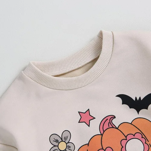 Miniatura 5 de FIOMVA My First Halloween - Mameluco para bebé recién nacido, para otoño e invierno, sudadera de gran tamaño con burbujas