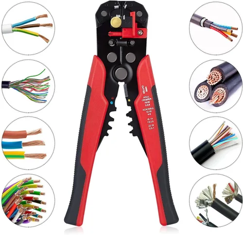 Miniatura 6 de 1 unids Crimper cortador de cables pelacables automático multifuncional herramientas de pelado Alicates terminal 0.2-6.0mm2 herramienta