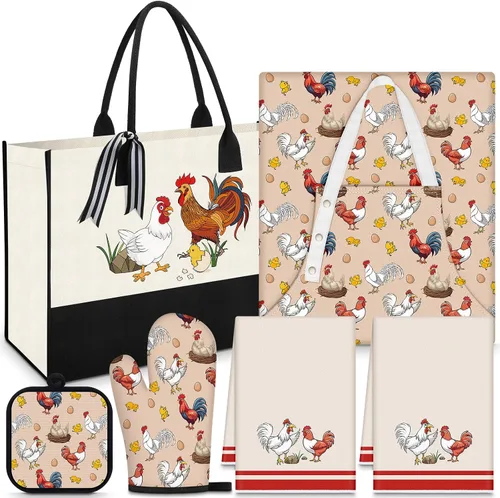 Miniatura 9 de Juego de 6 Piezas de Regalos de Repostería Navideña, Divertidos Regalos de Panadero para Mujeres, Regalos de Cumpleaños para Mamá, Hermana, Esposa