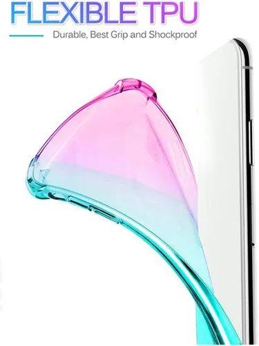 Miniatura 2 de Funda para Redmi Note 11 Pro 5G/Redmi Note 11E Pro, funda transparente para teléfono con degradado, delgada, antiarañazos, flexible, funda