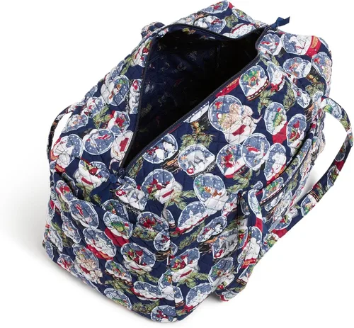 Miniatura 3 de Vera Bradley - Bolsa de viaje grande de algodón para mujer