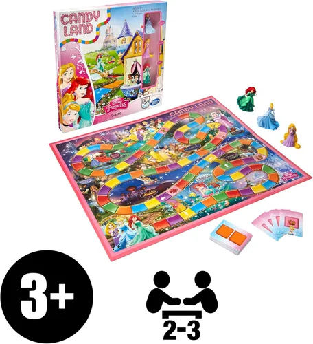 Miniatura 3 de Candy Land – Juego de tablero de edición Disney Princess (versión US)