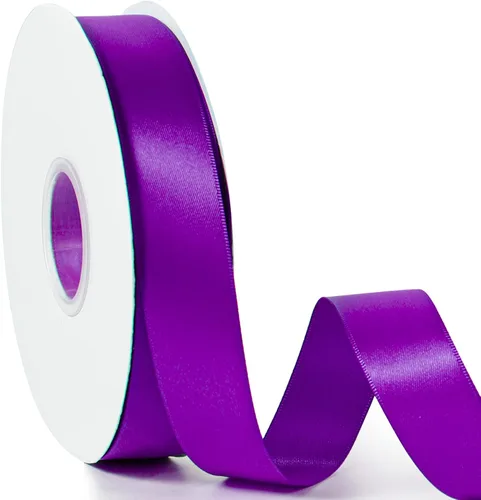 Miniatura 97 de Cinta de satén de color liso verde manzana de 1-1/2 pulgadas x 50 yardas, cinta de tela de poliéster de alta densidad de doble cara para envolver