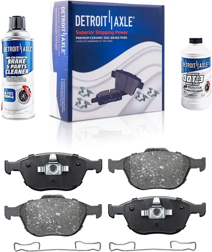Miniatura 91 de Detroit Axle - Pastillas de Freno Delantero para Nissan Altima Maxima Sentra 350Z Cube Juke Versa INFINITI G20 G35 I30 I35 Suzuki SX4, Pastillas