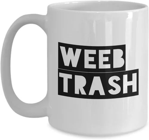 Miniatura 3 de HollyWood & Twine Weeb Trash Mug Weeb Merch Anime Weeb Stuff Weaboo Stuff Taza de café de cerámica