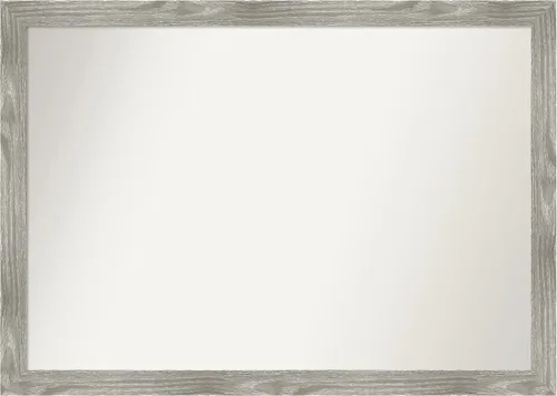 Miniatura 102 de Amanti Art Espejo personalizado, espejo de baño gris plomo a rayas, espejo de pared o espejo de tocador de baño sobre el fregadero