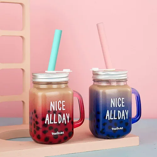 Miniatura 5 de ALINK Pajitas Boba de silicona reutilizables, pajitas extragrandes para batidos de té de burbujas para reventar perlas de tapioca, paquete de 4