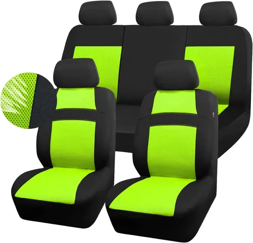 Miniatura 19 de CAR PASS Fundas de Asiento de Automóvil de Malla de Aire Solo para Asientos Delanteros, Fundas de Asiento Universales para Automóvil que se Ajustan