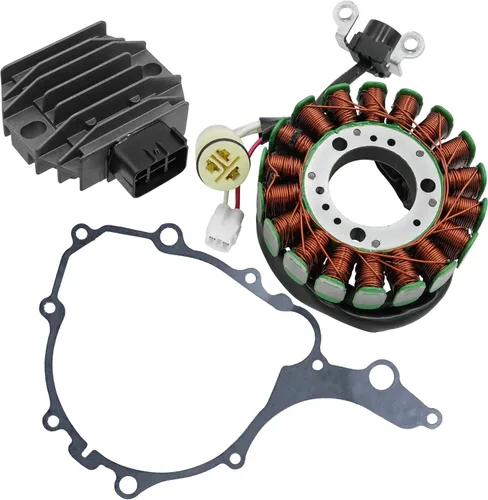 Miniatura 5 de Caltric Junta rectificadora de regulador de estator compatible con Yamaha Raptor 250 Yfm250R Yfm 250R 2008-2013