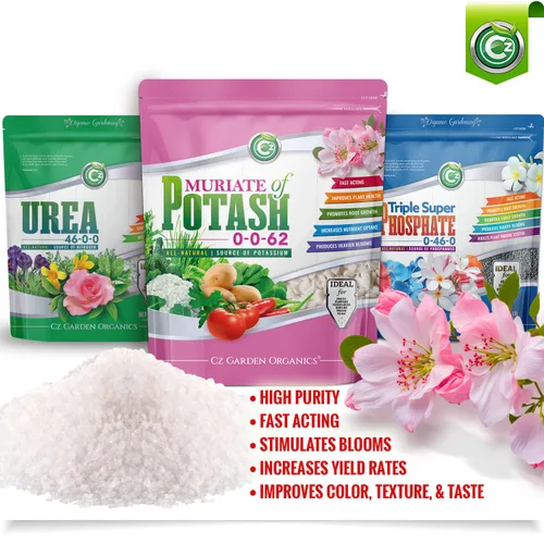 Miniatura 5 de Muriate of Potash 0-0-62 Fertilizante fabricado en Estados Unidos - MOP Potasio Plant Food para plantas de interior/exterior, jardines de flores