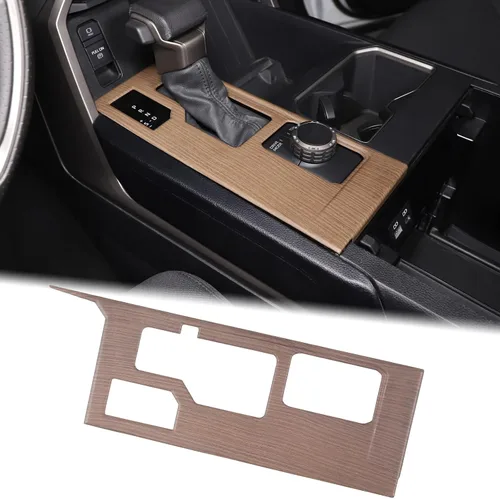 Miniatura 12 de Aunginsy Cubierta de Adhesivo del Panel de la Perilla de Cambios de la Caja de Control Central Compatible con Toyota Tundra/Sequoia 2022-2024 Coche