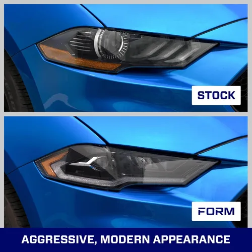 Miniatura 7 de Form Lighting – Faros delanteros secuenciales LED compatibles con Ford Mustang 2018-2023 (par)
