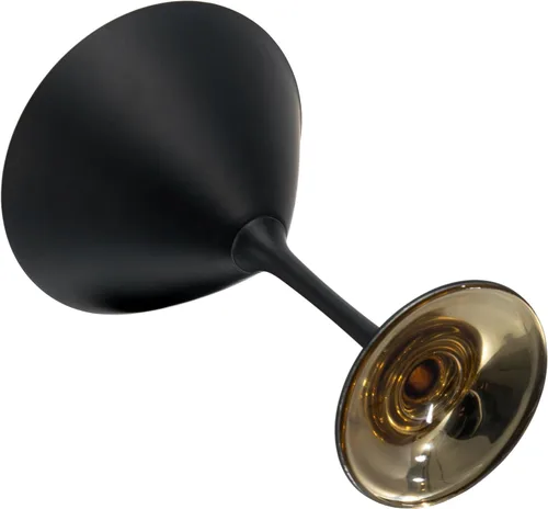 Miniatura 7 de MyGift Copas de Martini modernas de 8 onzas en negro mate y tono dorado metálico plateado, vasos para beber para una fiesta de cóctel, boda o cena