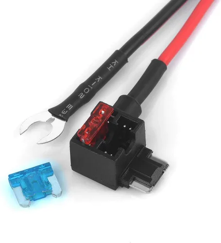 Miniatura 3 de Adaptador de grifo de fusible de 12 V para encendedor de cigarrillos de automóvil, cable de 18 AWG con soporte para fusibles, (LP-Mini APS)