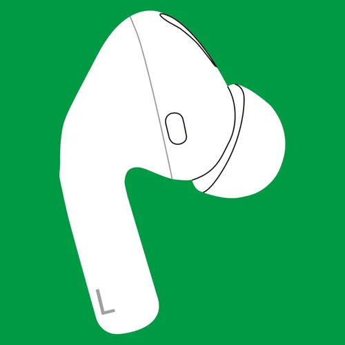 Miniatura 3 de Meenova Reemplazo de auriculares izquierdo A2084, solo lado izquierdo para Pod Pro original de 1ª generación (modelo A2084), compatible con funda