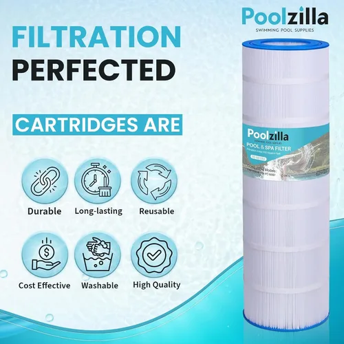 Miniatura 4 de Poolzilla 1 cartucho de repuesto para CC150, CCRP150, PAP150, Unicel C-9415, R173216, 59054300, Filbur FC-0687, 160317, 160355, 160352, Predator