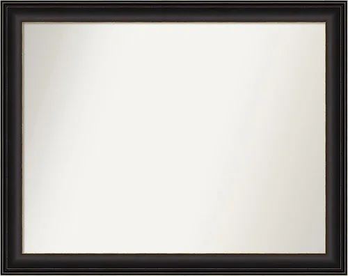 Miniatura 55 de Amanti Art Espejo de baño de bronce para sobre el fregadero, 24 x 24 pulgadas, espejo cuadrado de bronce Lara para tocador, marco de madera